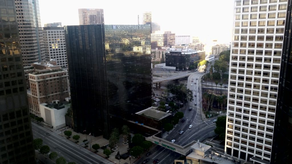 Zona financiera de Los Ángeles California